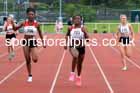 Womens Under-20s 100 metres, 2023 North Eastern Track and Field Champs., Middlesbrough Sports Village, Middlesbrough. Photo: David T. Hewitson/Sports for All Pics